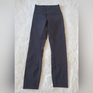 Lululemon Wunder Train High-Rise Tight 25" Womens Pants Black Leggings Size 4